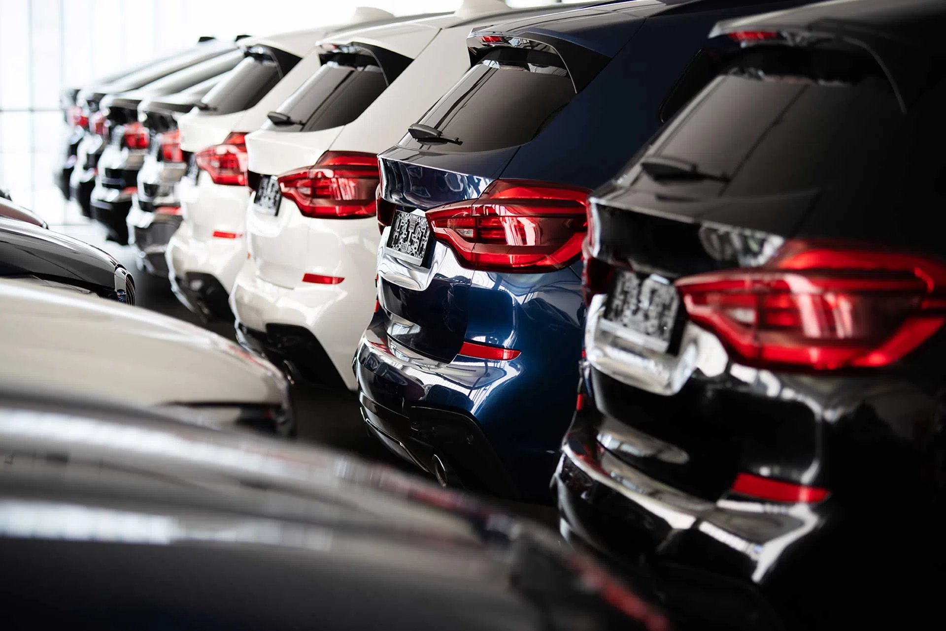 fleet of cars